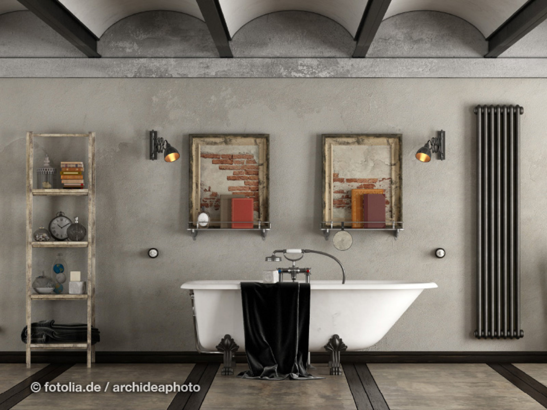 Ein reduziertes Badezimmer muss dank des Wabi Sabi-Einrichtungsstils nicht mehr als negativ gesehen werden, denn hier ist weniger absolut mehr! (Foto: © archideaphoto/Fotolia.com)