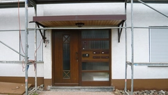 Modernisierung Haus G Hauseingang vorher