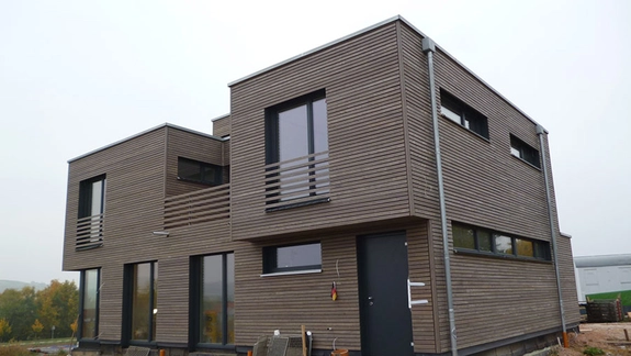 Haus B2 in Stadecken-Elsheim | Wohnhausneubau in Holzrahmenbauweise auf einer Bodenplatte