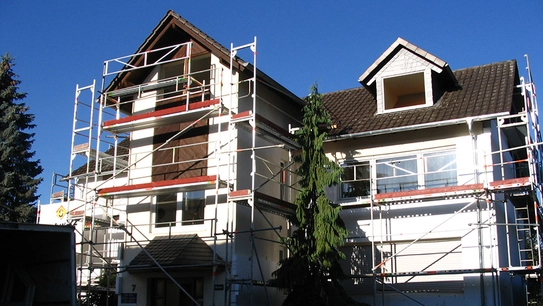 Modernisierung Haus K Gerüst