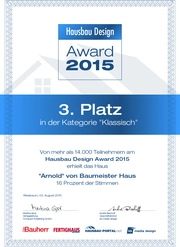 Hausbau Design Award 2015