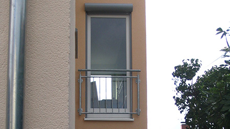 Modernisierung Haus D Fassadenversprung